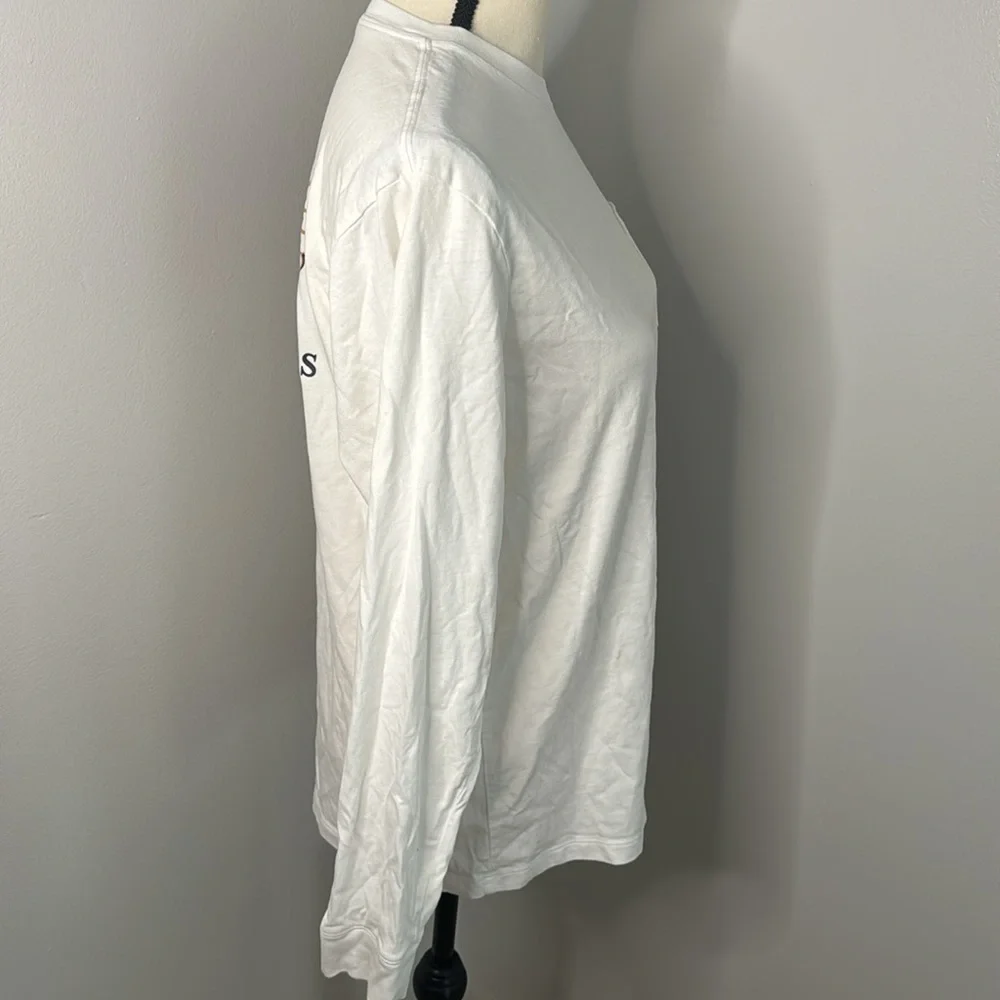 ***Vineyard Vines Boy/Girl White Thanksgiving 2016 Long Sleeve Top Sz XL (18) - Picture 4 of 7